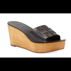 Tory Burch Ines 80mm Wedge Slide Sandals-